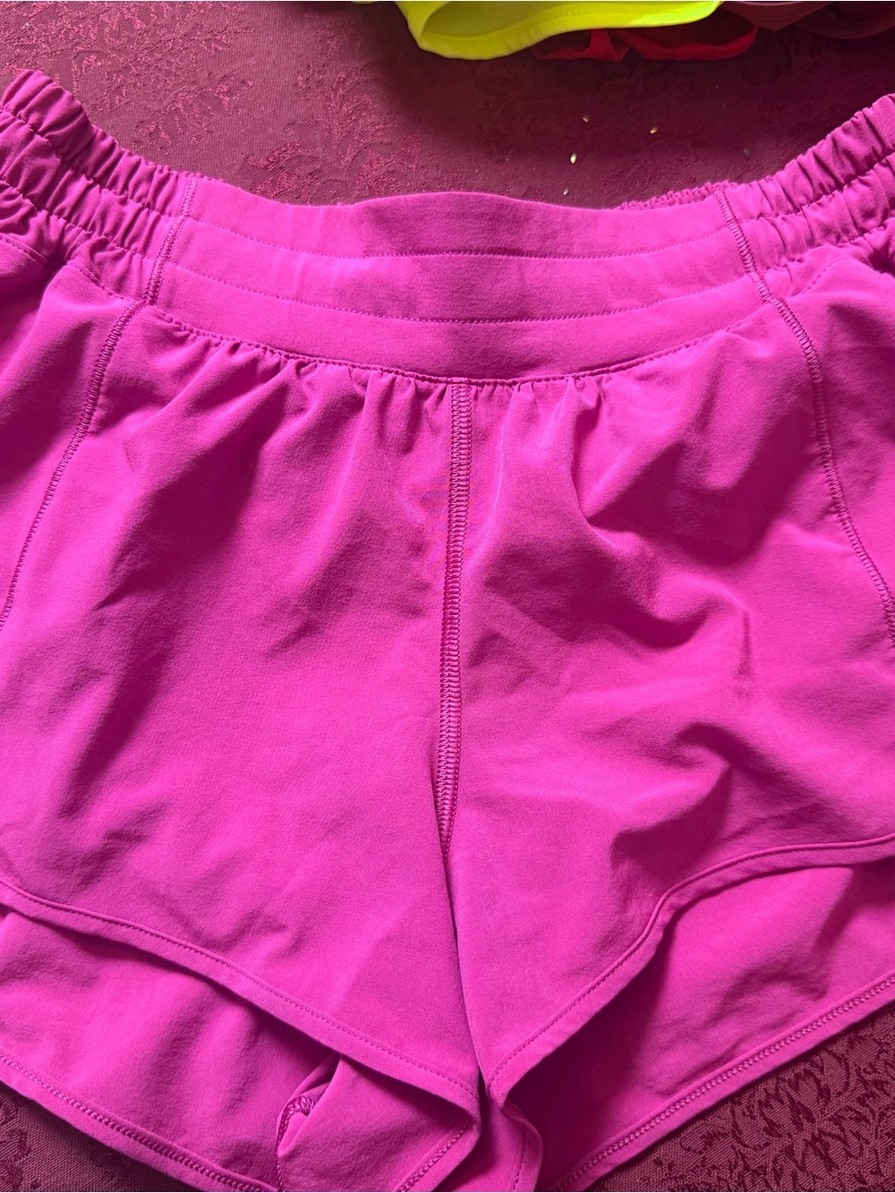 lululemon athletica Vibrant Fuchsia Athletic Shorts